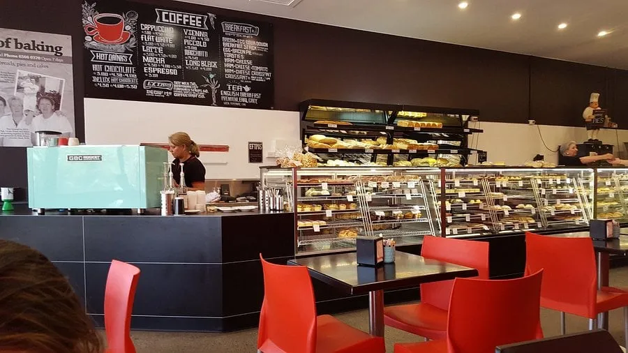 Barnett's Bakery shopfront on the main street