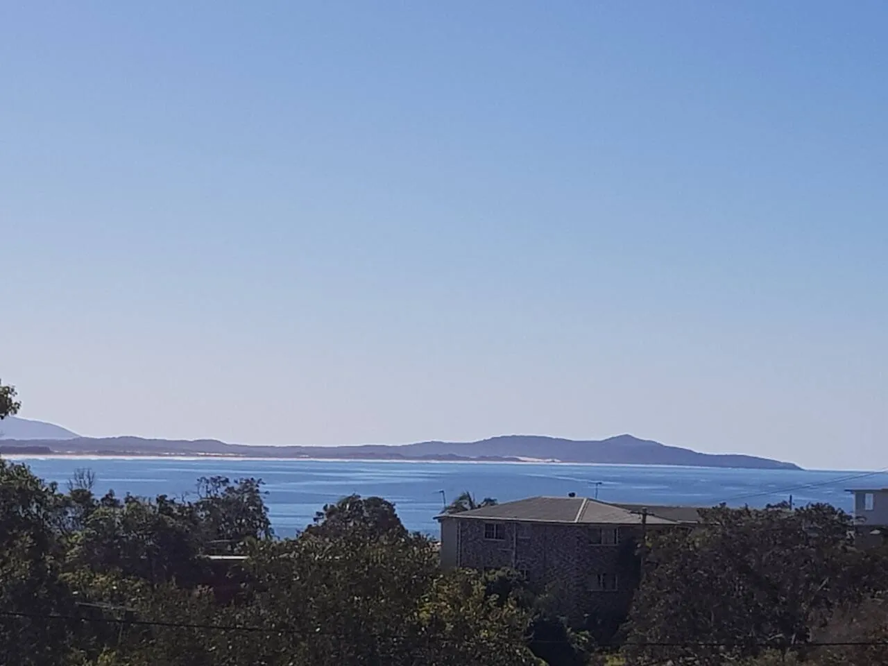 View towards Hat Head from the deck