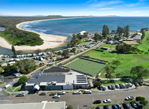 The Macleay Valley coast from the air