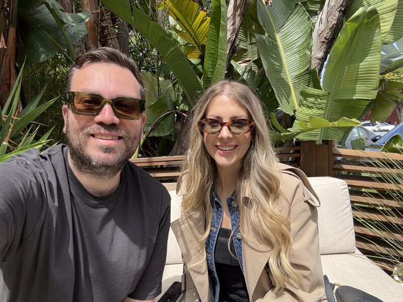 Trent and Liss, hosts of The Deck